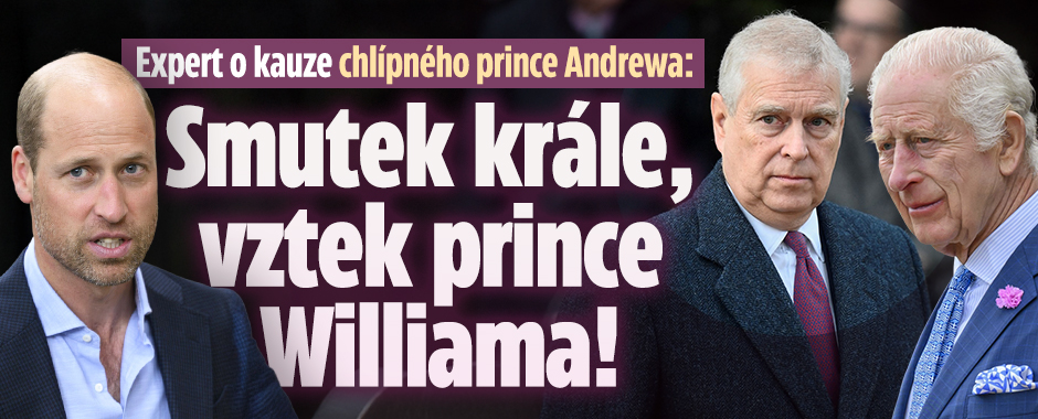 Banner ke žhavému tématu: Expert o kauze Andrewa: Smutek krále, ...