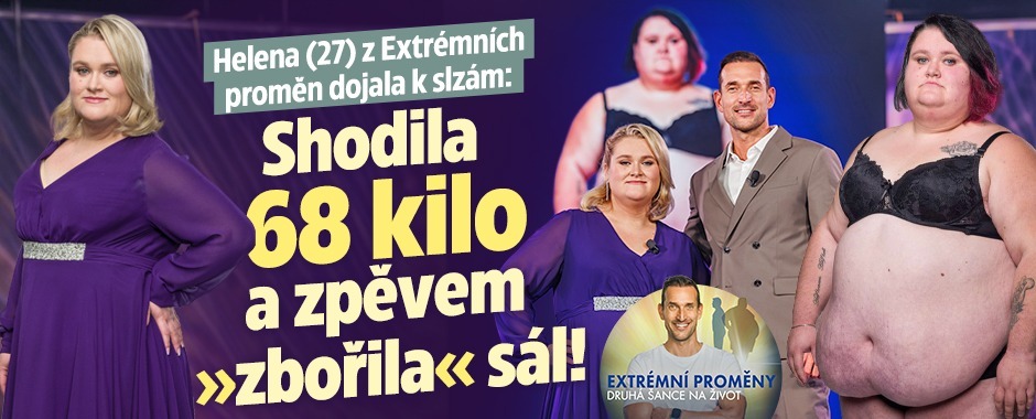 Banner ke žhavému tématu: Helenaz Extrémních proměn: Shodila 68 ...