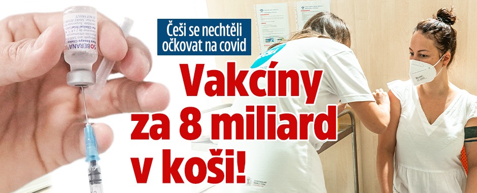 Banner ke žhavému tématu: Češi se nechtěli očkovat na covid: ...