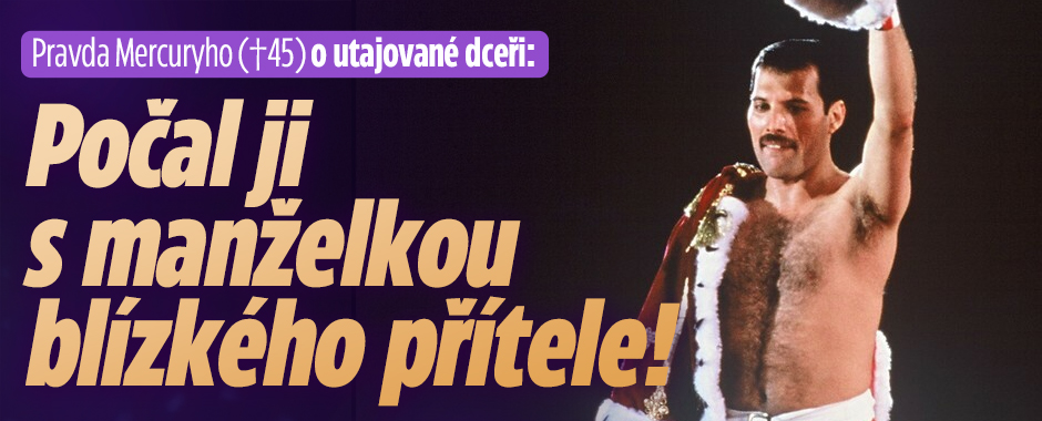 Mercuryho (†45) tajná dcera: Počal ji s manželkou přítele!