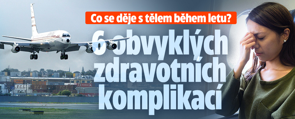 Banner ke žhavému tématu: Co se děje s tělem během letu?