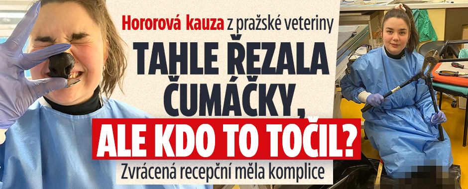 Kauza z pražské veteriny: Takhle řezala čumáčky!