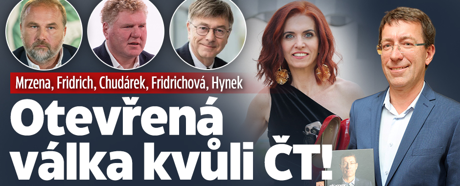 Fridrich, Hynek, Fridrichová, Chudárek: Válka kvůli ČT!