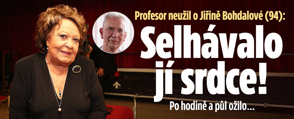 Profesor neužil o Jiřině Bohdalové (94): Selhávalo jí srdce!