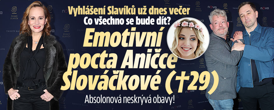 Banner ke žhavému tématu: Co se bude dít na vyhlášení Slavíků? ...