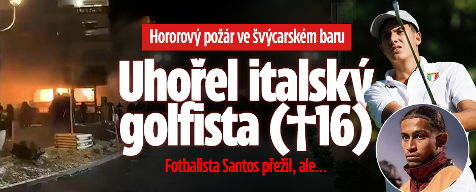 Banner ke žhavému tématu: Požár ve švýcarském baru: Uhořel ...