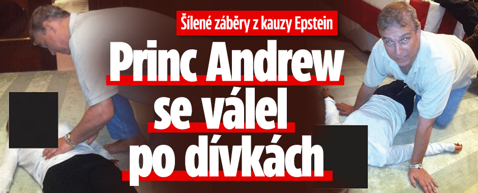 Banner ke žhavému tématu: Šílené záběry z kauzy Epstein: Princ ...