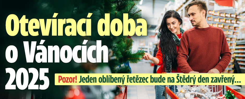 Banner ke žhavému tématu: Otevírací doba o Vánocích: Oblíbený ...
