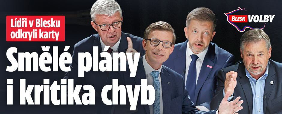 Banner ke žhavému tématu: Lídři v Blesku odkryli karty: Smělé ...