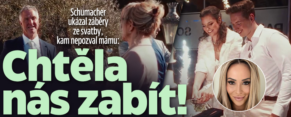 Banner ke žhavému tématu: Schumacher nepozval mámu na svatbu: ...