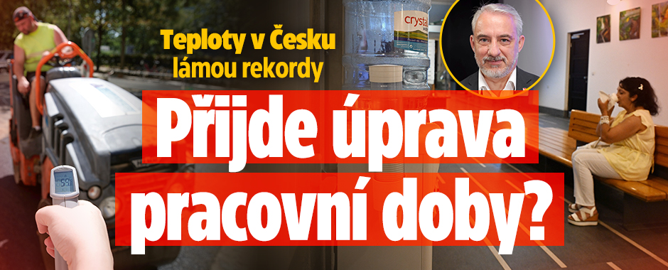 Banner ke žhavému tématu: Teploty v Česku lámou rekordy: Přijde ...