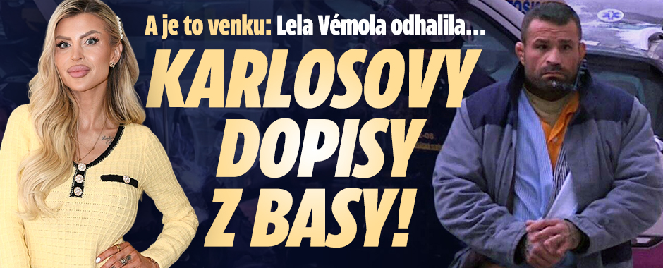 Banner ke žhavému tématu: Lela Vémola odhalila: Karlosovy dopisy ...