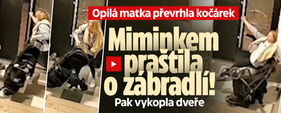 Banner ke žhavému tématu: Opilá matka převrhla kočárek: Miminkem ...