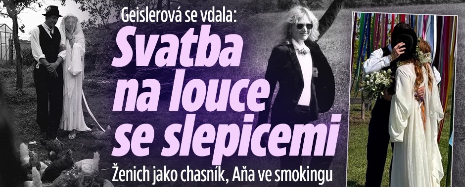 Banner ke žhavému tématu: Ester Geislerová se vdala. Svatba na ...