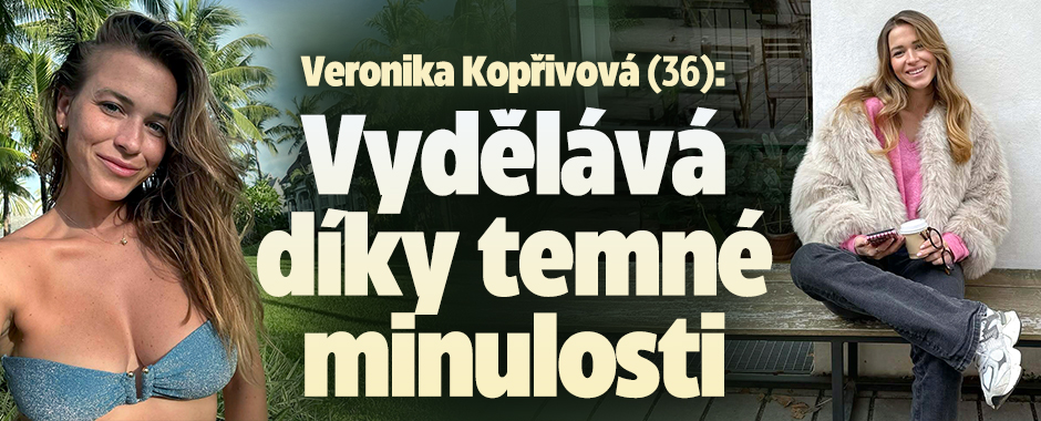 Banner ke žhavému tématu: Veronika Kopřivová (36): Vydělává díky ...