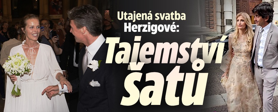 Banner ke žhavému tématu: Utajená svatba Herzigové: Tajemství šatů
