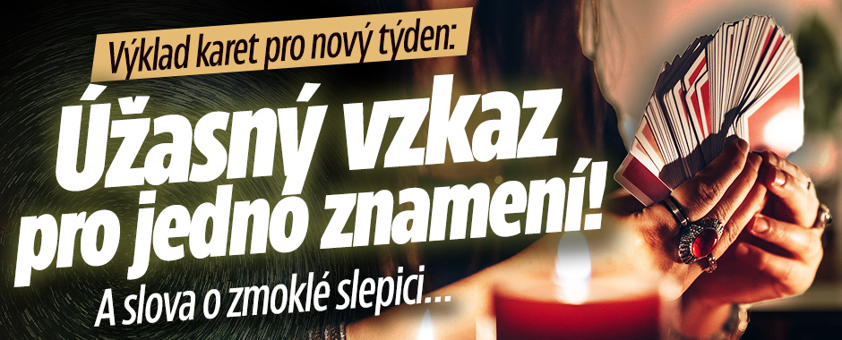 Banner ke žhavému tématu: Výklad karet pro nový týden: Krásný ...