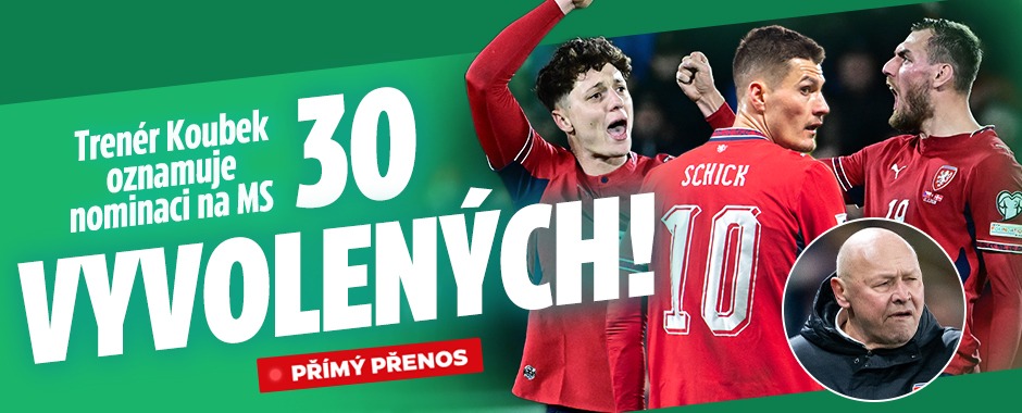 Banner ke žhavému tématu: Koubek oznámí nominaci na MS: 30 ...