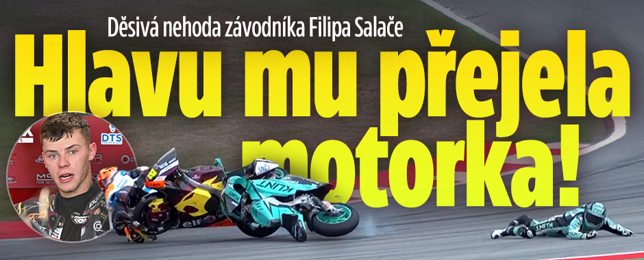 Banner ke žhavému tématu: Děsivá nehoda závodníka Salače: Hlavu ...