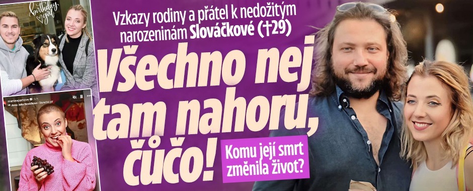Banner ke žhavému tématu: Nedožité narozeniny Aničky Slováčkové ...