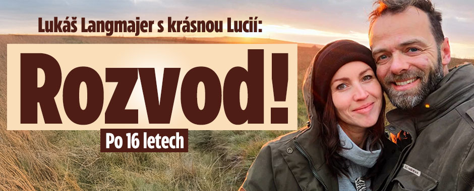 Lukáš Langmajer překvapil: Po 16 letech rozvod!