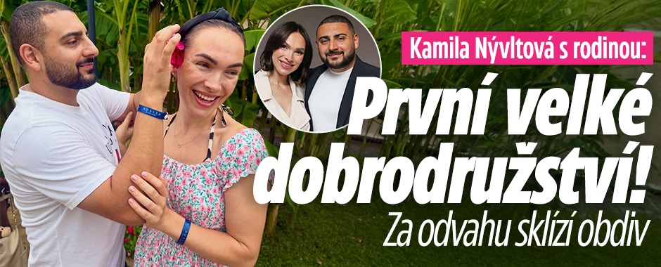 Banner ke žhavému tématu: Kamila Nývltová s rodinou: První velké ...