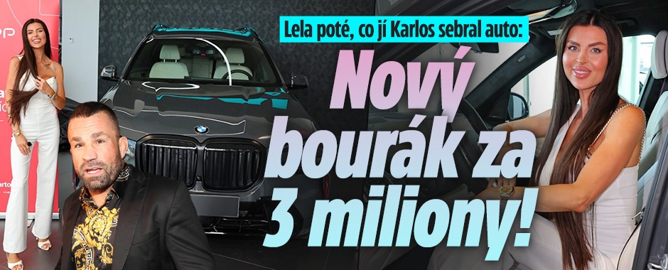 Banner ke žhavému tématu: Lela poté, co jí Karlos sebral auto: ...