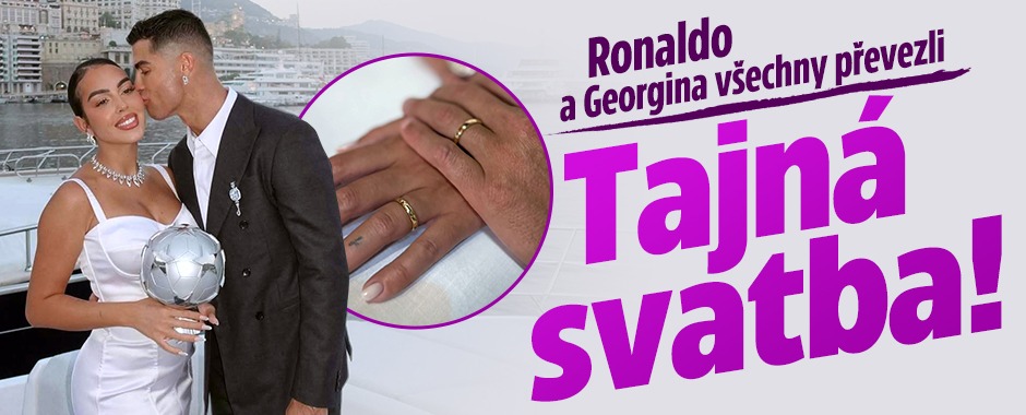Banner ke žhavému tématu: Ronaldo a Georgina všechny převezli: ...