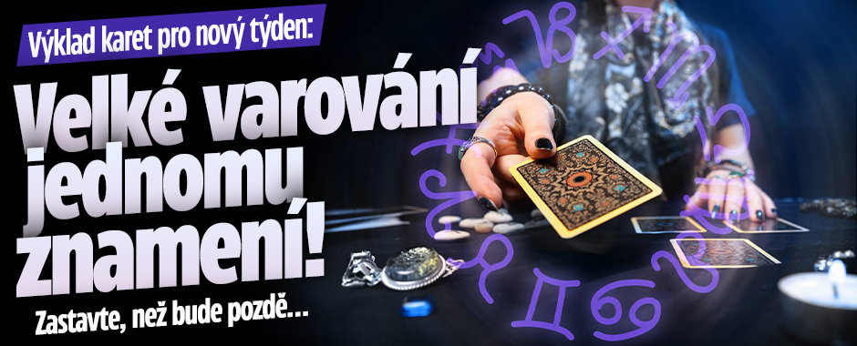 Banner ke žhavému tématu: Výklad karet pro nový týden: Velké ...