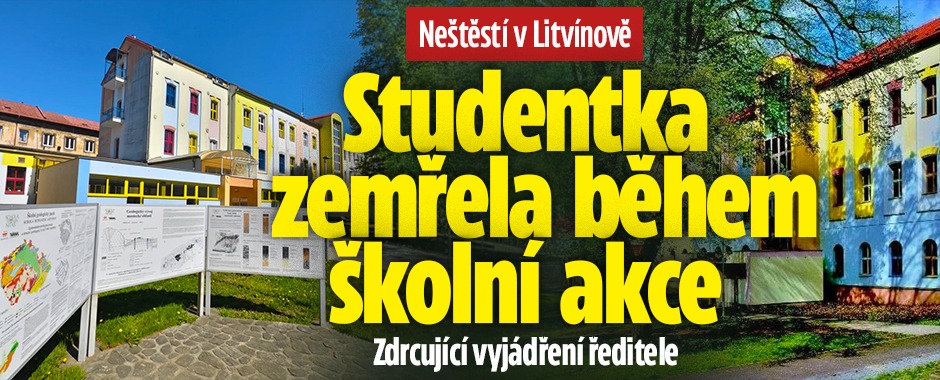 Banner ke žhavému tématu: Během školní akce zemřela studentka: ...