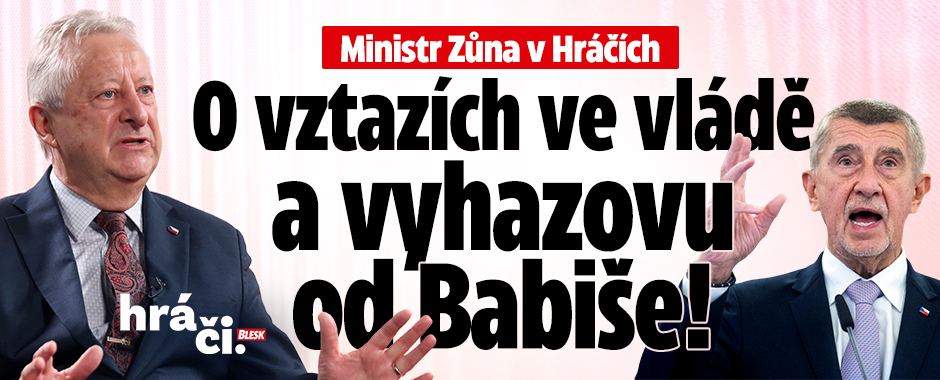 Banner ke žhavému tématu: Zůna v Hráčích: O vztazích ve vládě a ...