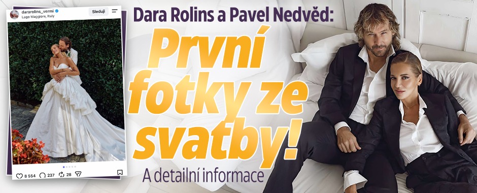 Banner ke žhavému tématu: Dara Rolins a Pavel Nedvěd: První fotky ...