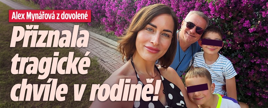 Banner ke žhavému tématu: Alex Mynářová z dovolené: Přiznala ...