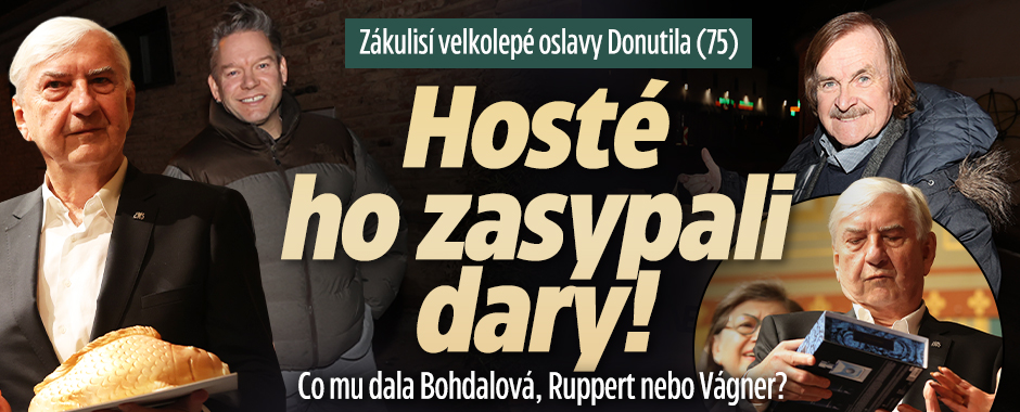 Banner ke žhavému tématu: Zákulisí velkolepé oslavy Donutila: ...