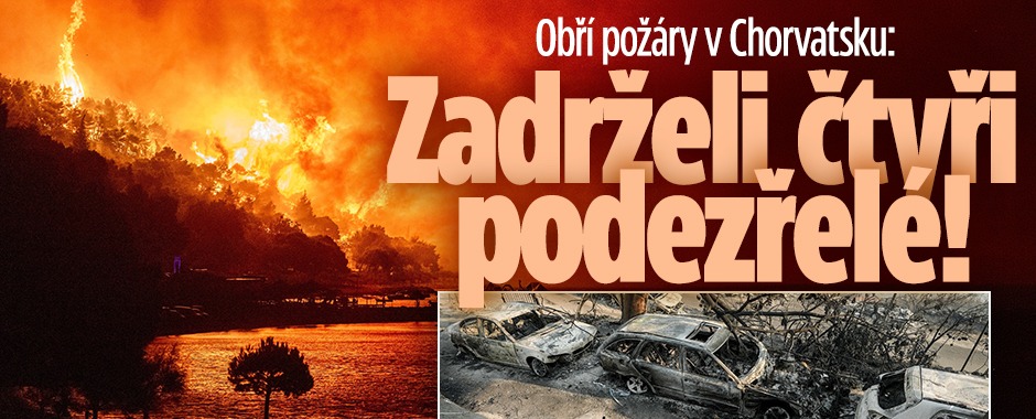 Banner ke žhavému tématu: Obří požáry v Chorvatsku: Zadrželi ...