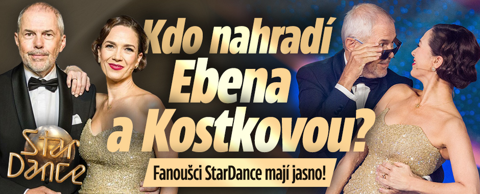 Banner ke žhavému tématu: Kdo nahradí Ebena a Kostkovou? Fanoušci ...
