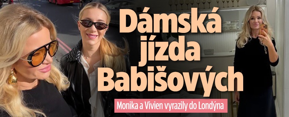 Banner ke žhavému tématu: Dámská jízda Babišových: Monika a ...