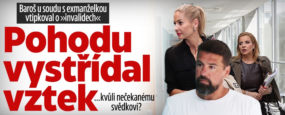 Banner ke žhavému tématu: Baroš u soudu: Klid vystřídal hněv ...