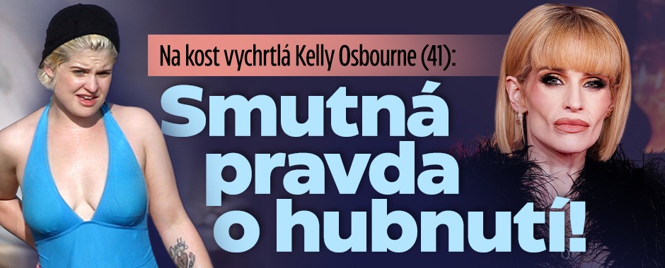 Banner ke žhavému tématu: Na kost vychrtlá Kelly Osbourne (41): ...