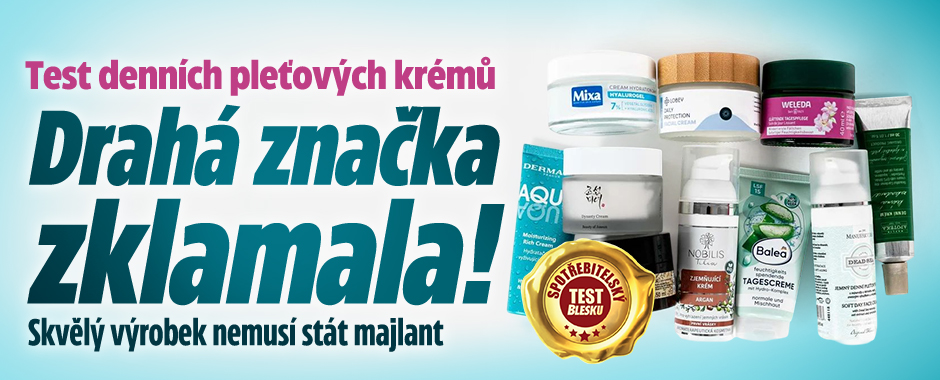 Banner ke žhavému tématu: Test pleťových krémů: Drahá značka ...