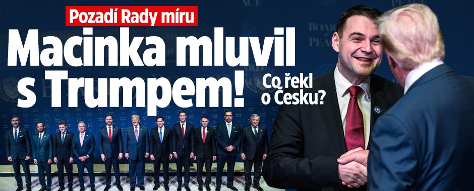 Banner ke žhavému tématu: Pozadí Rady míru: Macinka mluvil s ...