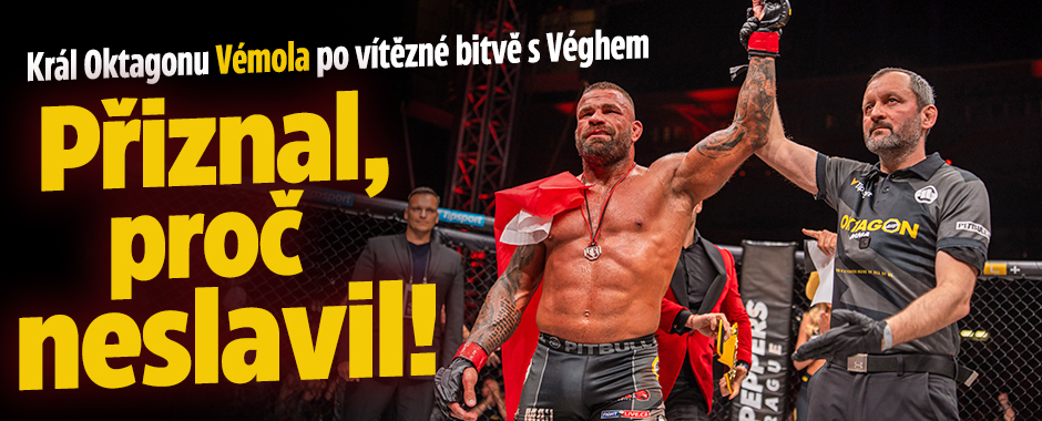 Vémola po vítězné bitvě s Véghem: Přiznal, proč neslavil!