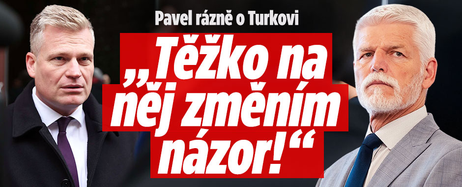 Banner ke žhavému tématu: Petr Pavel o Turkovi: Těžko na něj ...