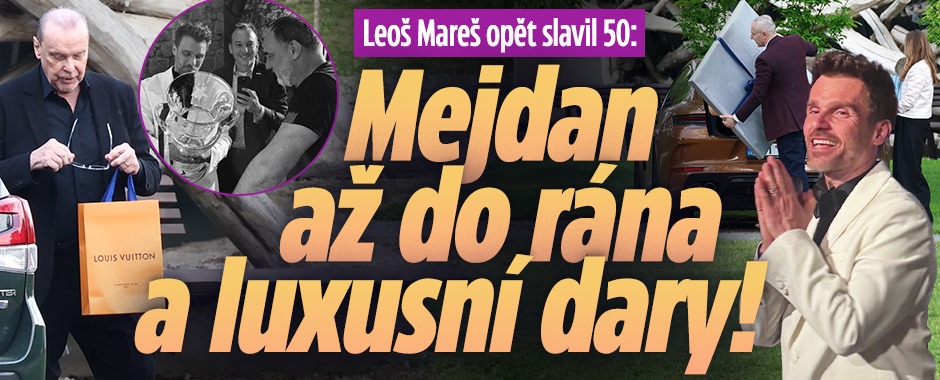 Banner ke žhavému tématu: Leoš Mareš opět slavil 50: Mejdan až do ...