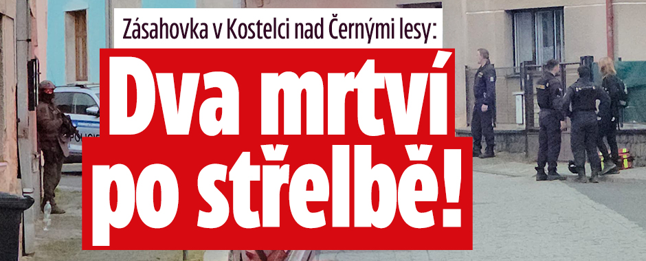 Zásahovka v Kostelci nad Černými lesy: Dva mrtví po střelbě!