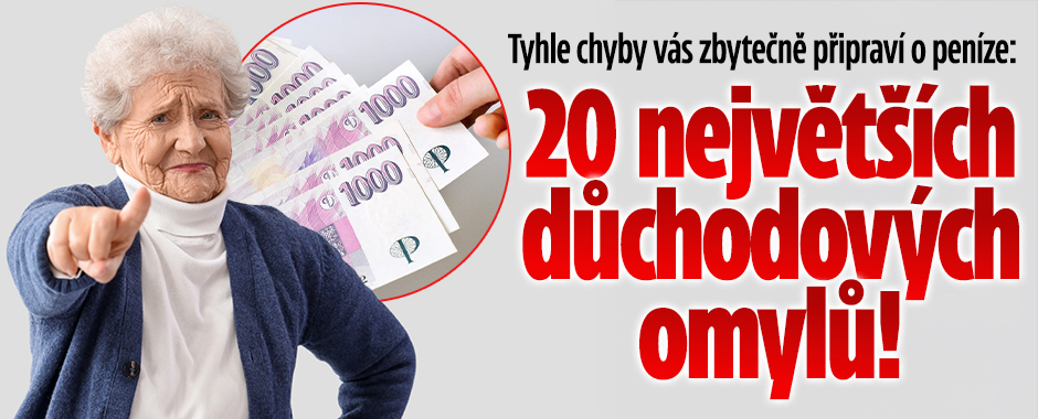 Banner ke žhavému tématu: 20 největších důchodových omylů, co vás ...