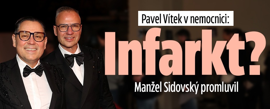 Banner ke žhavému tématu: Pavel Vítek v nemocnici: Infarkt? ...