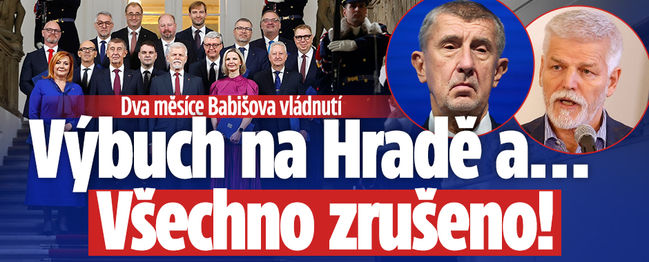 Banner ke žhavému tématu: Dva měsíce Babišova týmu u moci: VLÁDA: ...