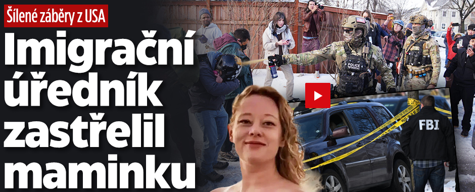 Banner ke žhavému tématu: Šílené záběry z USA: Imigrační úředník ...