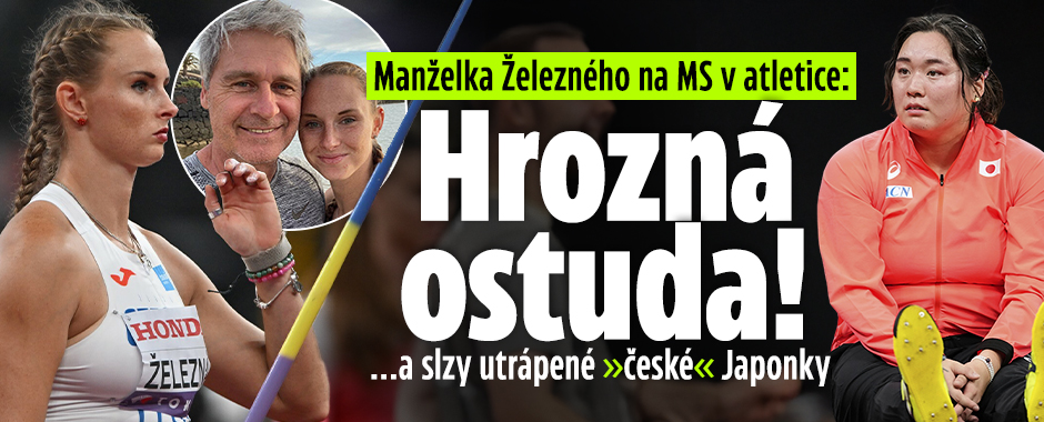 Banner ke žhavému tématu: Manželka Železného na MS v atletice: ...